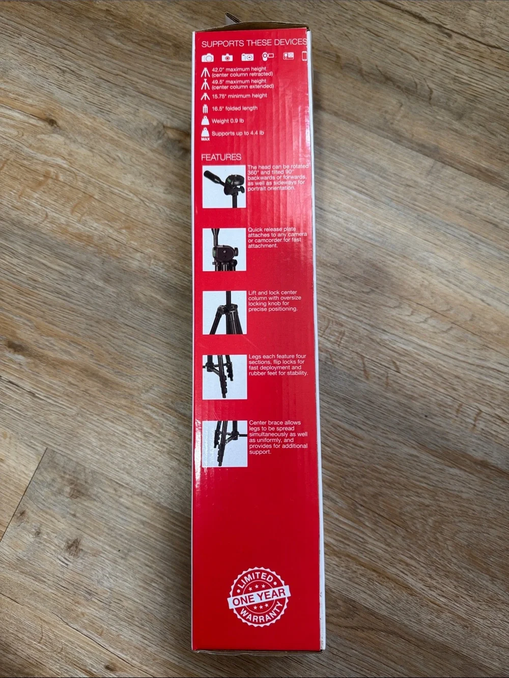 Aluminum Tripod New In the Box